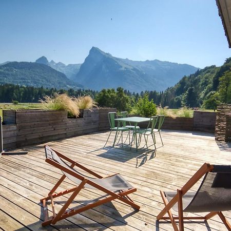 Duplex 2 Chambres Avec Grande Terrasse, Animaux Acceptes, A Samoens - Fr-1-642-77 Dış mekan fotoğraf