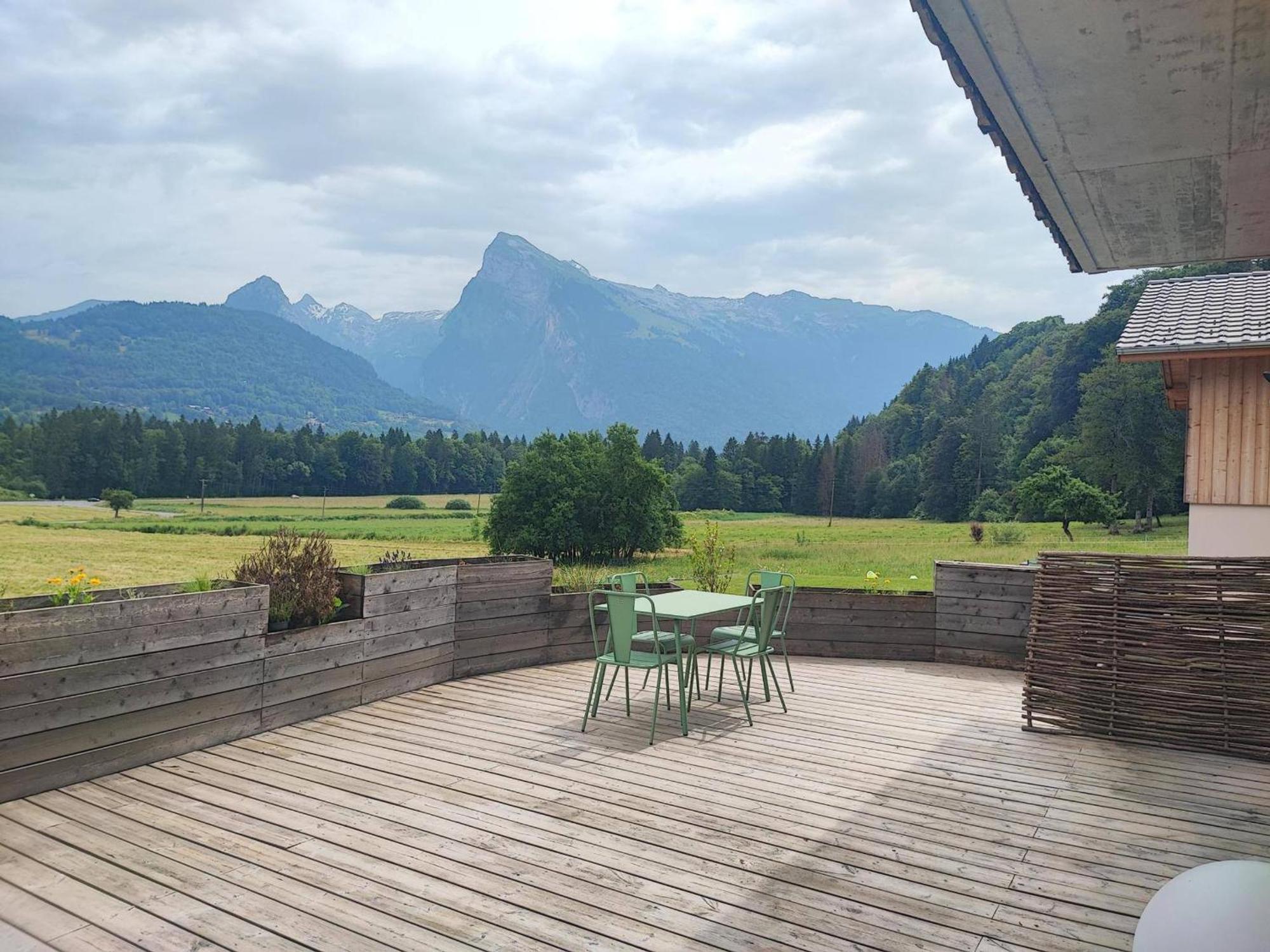 Duplex 2 Chambres Avec Grande Terrasse, Animaux Acceptes, A Samoens - Fr-1-642-77 Dış mekan fotoğraf