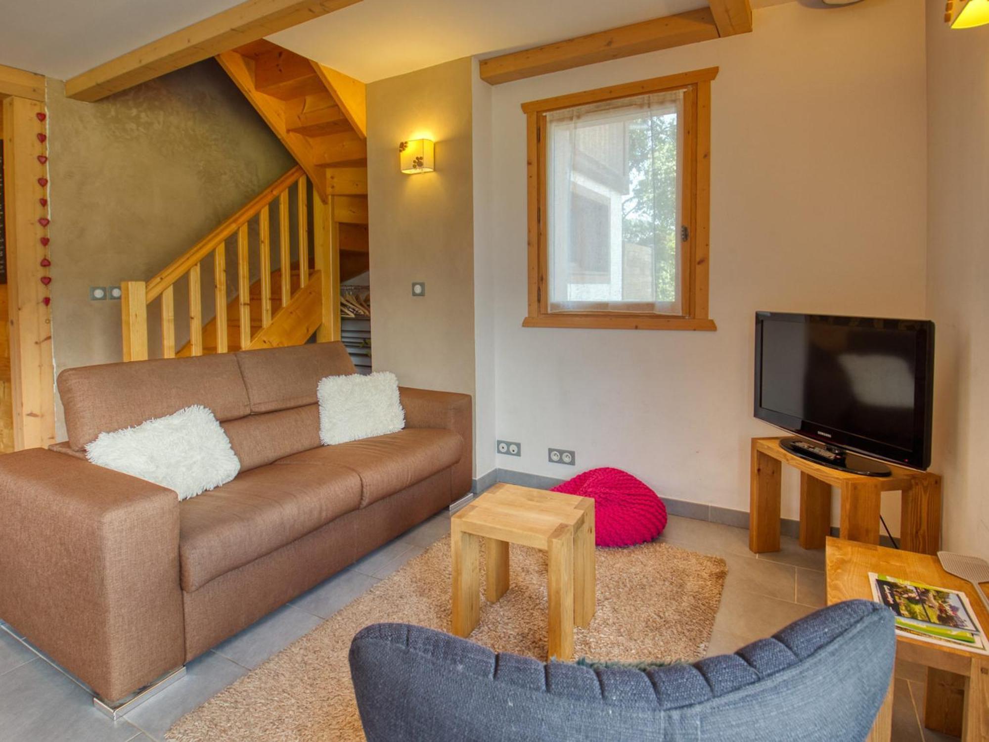 Duplex 2 Chambres Avec Grande Terrasse, Animaux Acceptes, A Samoens - Fr-1-642-77 Dış mekan fotoğraf