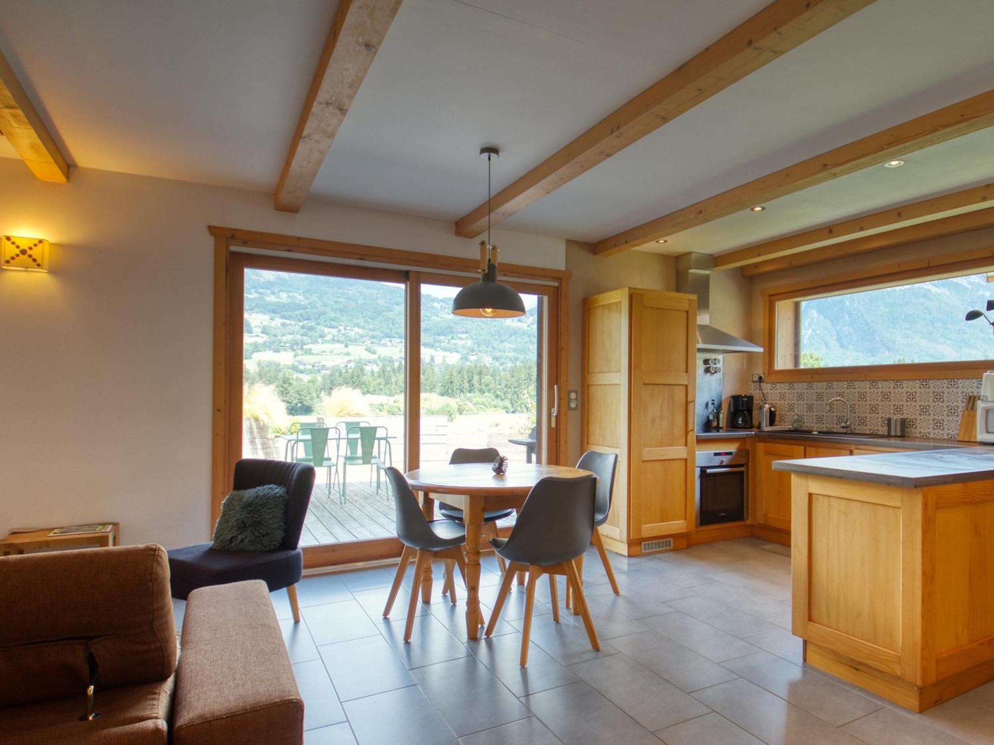 Duplex 2 Chambres Avec Grande Terrasse, Animaux Acceptes, A Samoens - Fr-1-642-77 Dış mekan fotoğraf