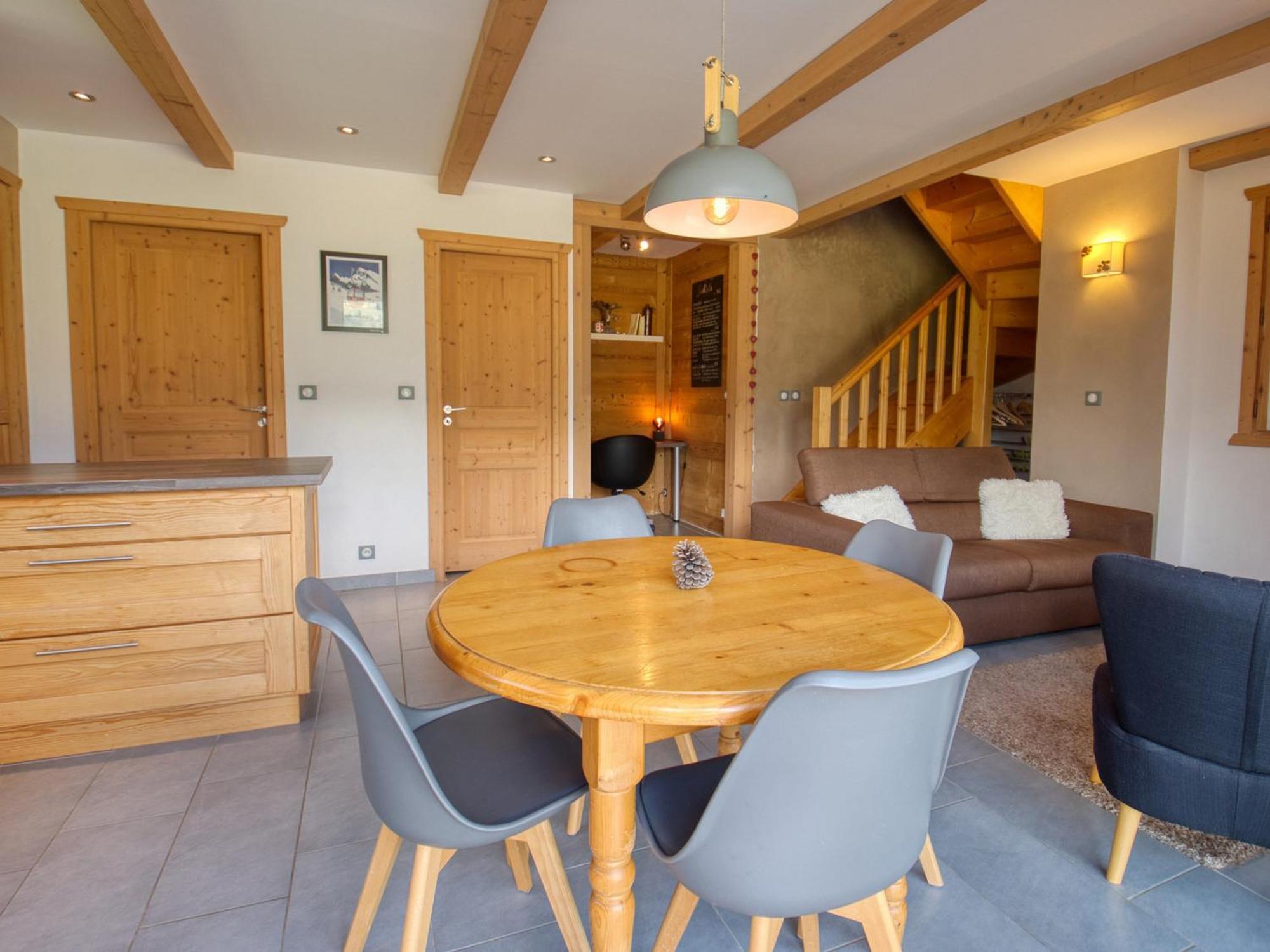 Duplex 2 Chambres Avec Grande Terrasse, Animaux Acceptes, A Samoens - Fr-1-642-77 Dış mekan fotoğraf