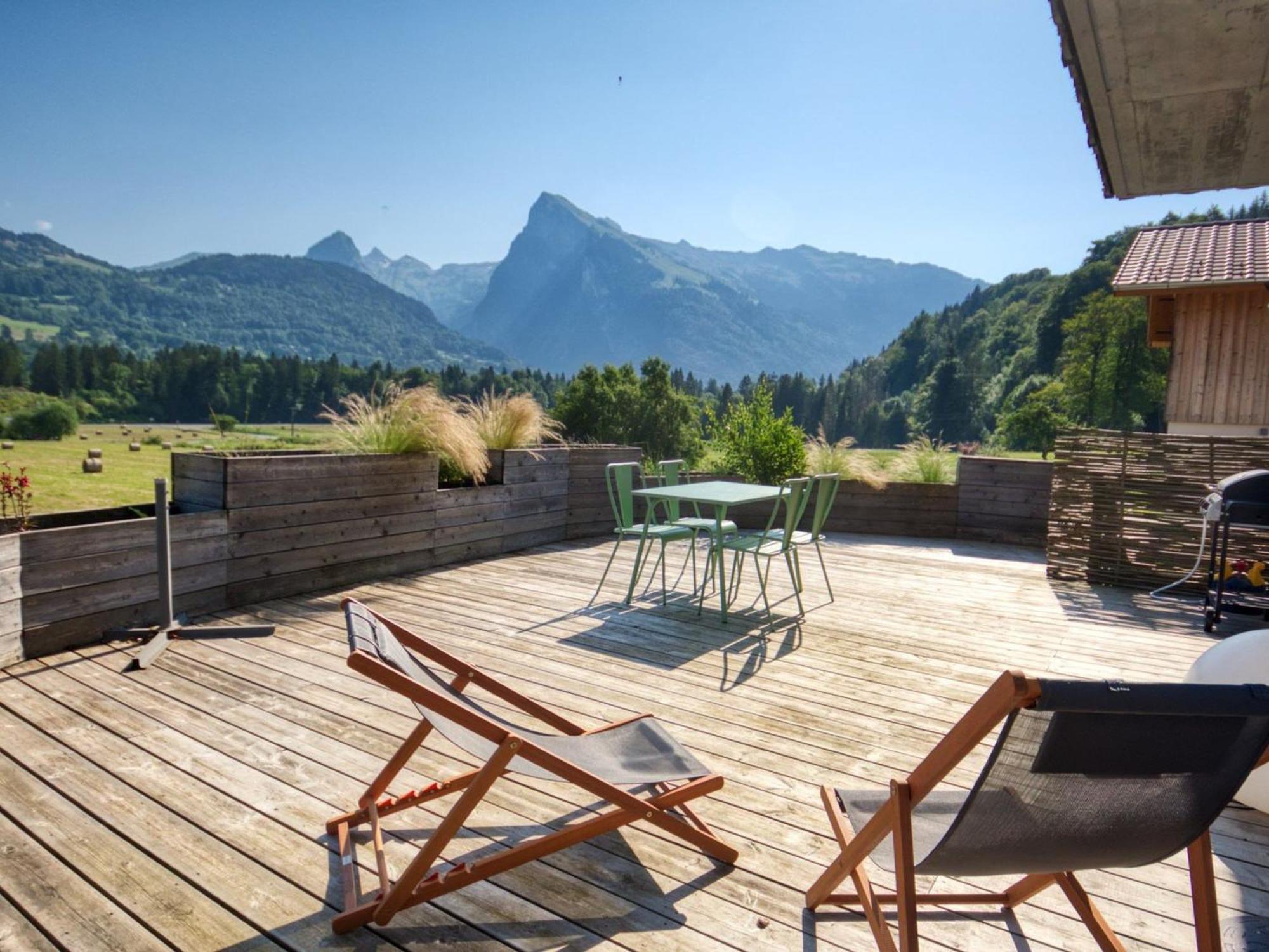 Duplex 2 Chambres Avec Grande Terrasse, Animaux Acceptes, A Samoens - Fr-1-642-77 Dış mekan fotoğraf